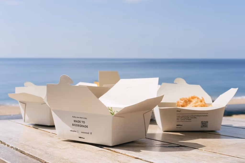 Notpla Takeaway boxes