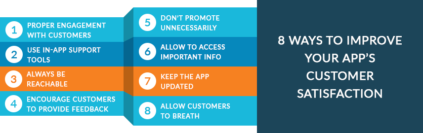 8 ways to improve your app's customer satisfaction