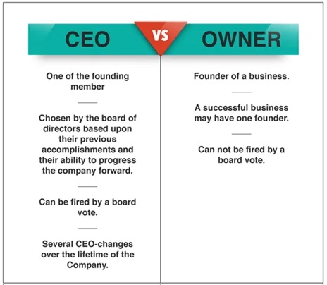 CEO vs Owner