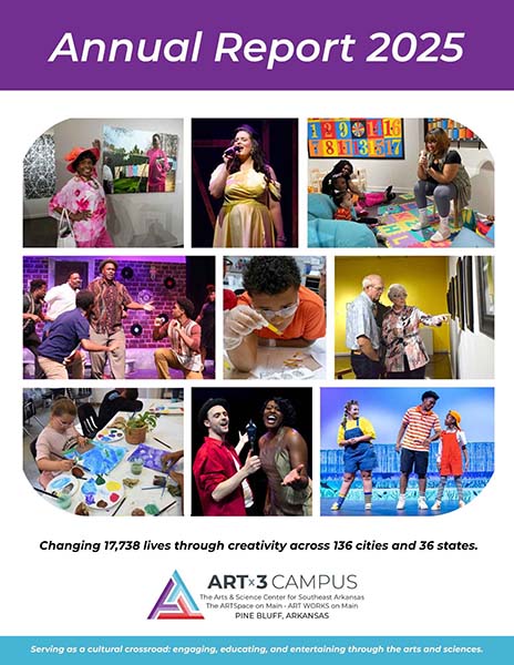 Cover of the ARTx3 Campus 2025 Annual Report