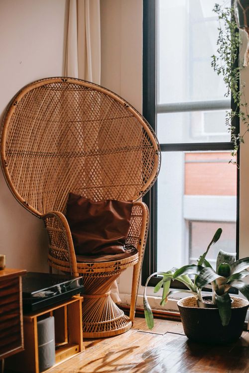 An image of the living area in the 16D Townhouse Apartment.