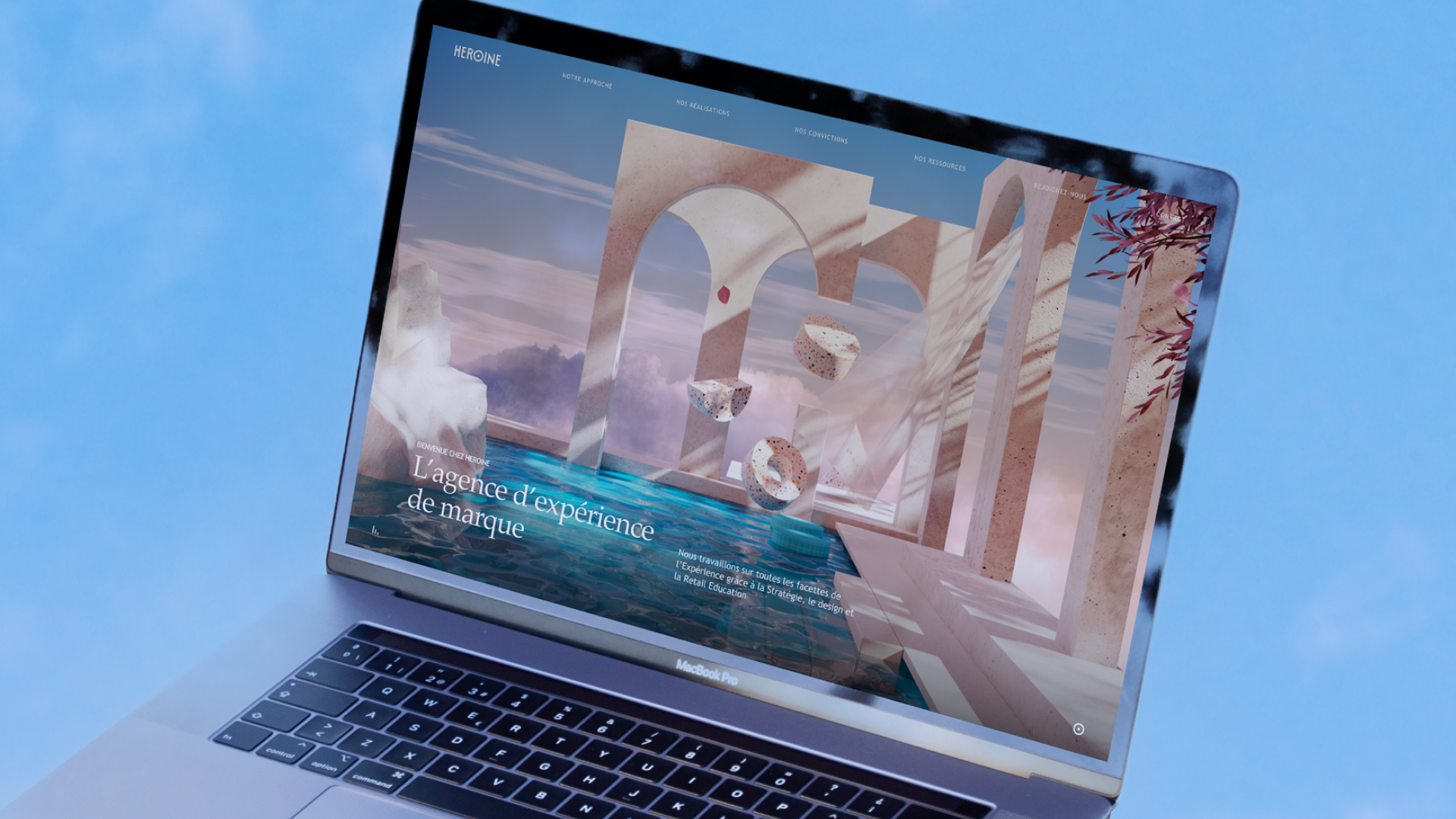 homepage du site client