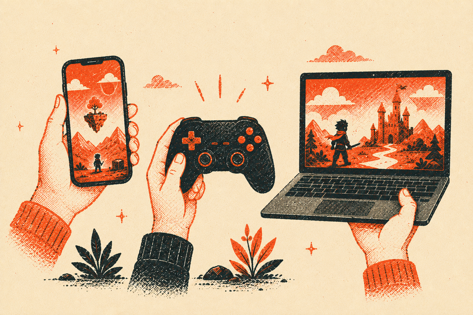 Game onboarding UX across mobile, console and PC