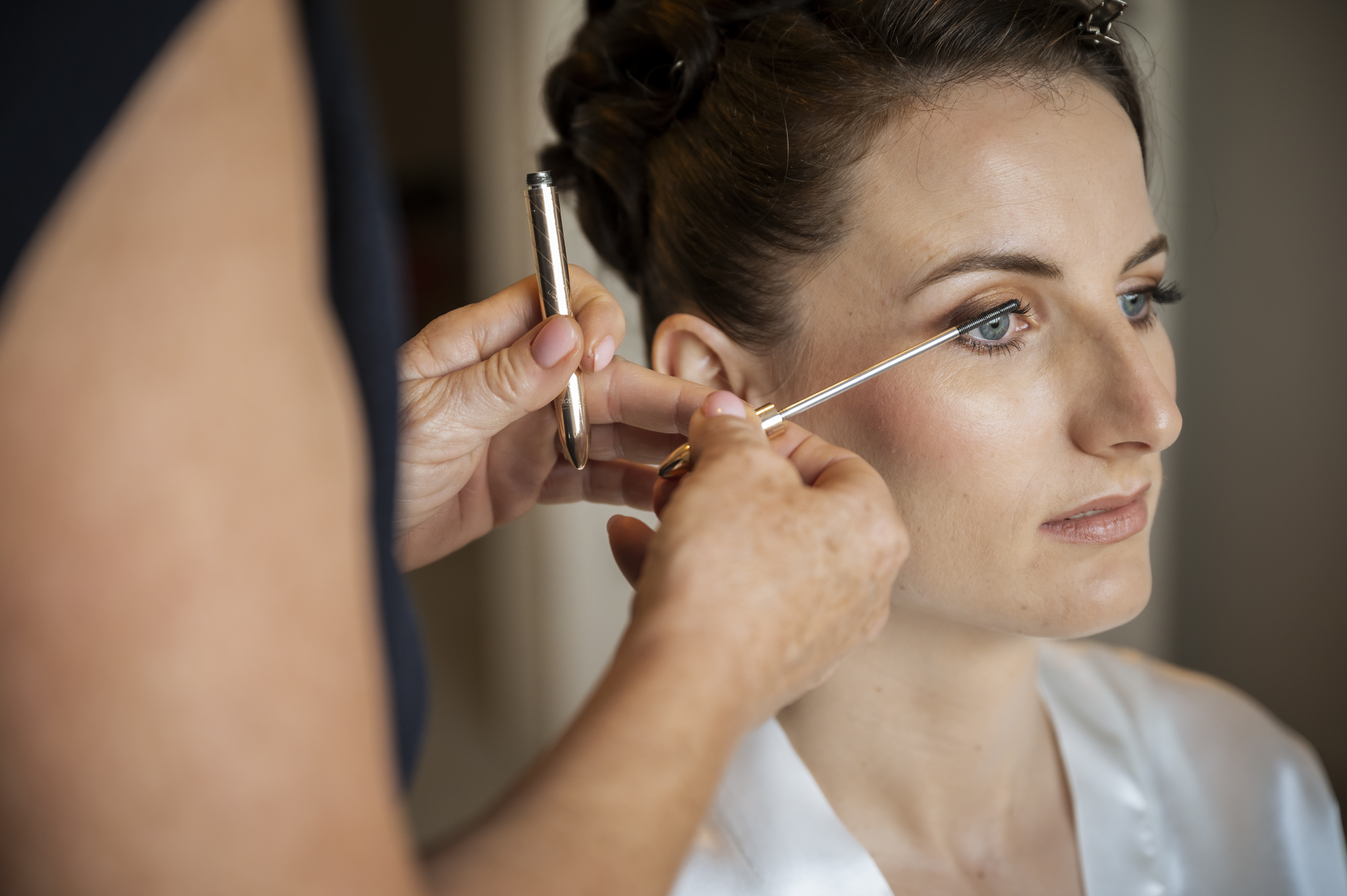A & H, classic bridal updo