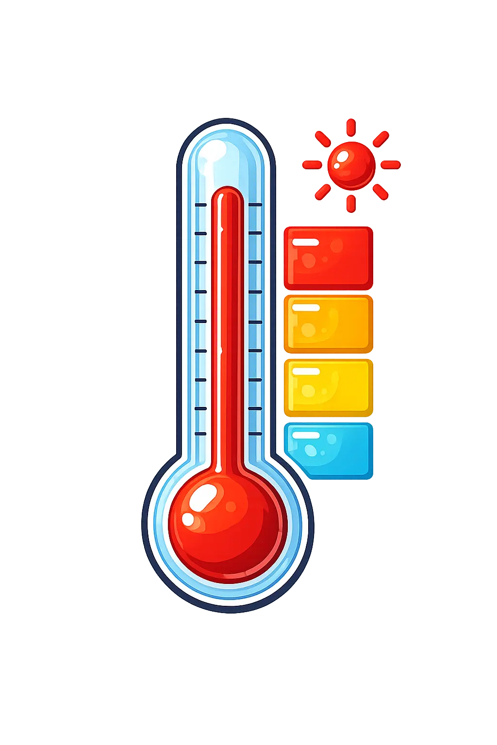 Thermometer met bodemwarmte