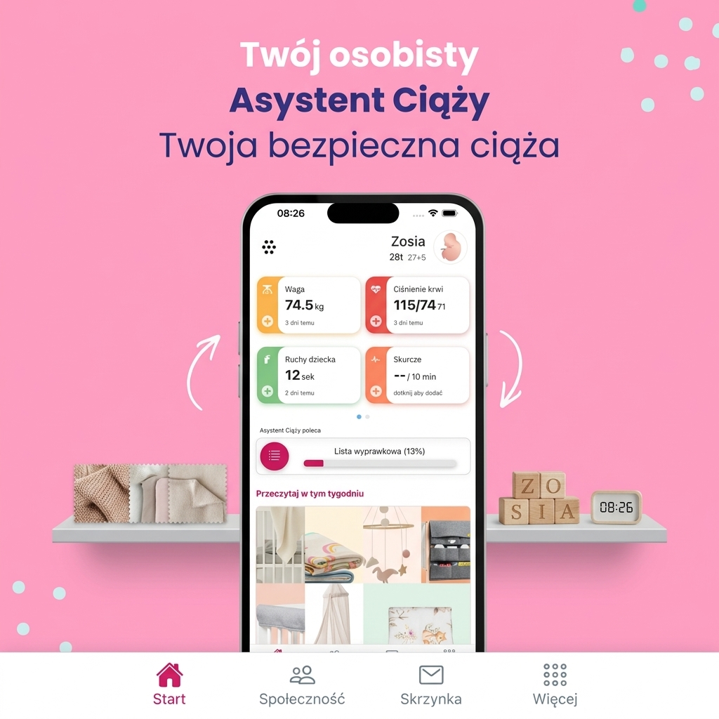 Asystent Ciąży w Twoim telefonie – wyjątkowa aplikacja dla przyszłych rodziców