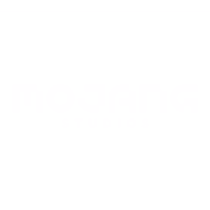 White Mojang logo text on a black background.
