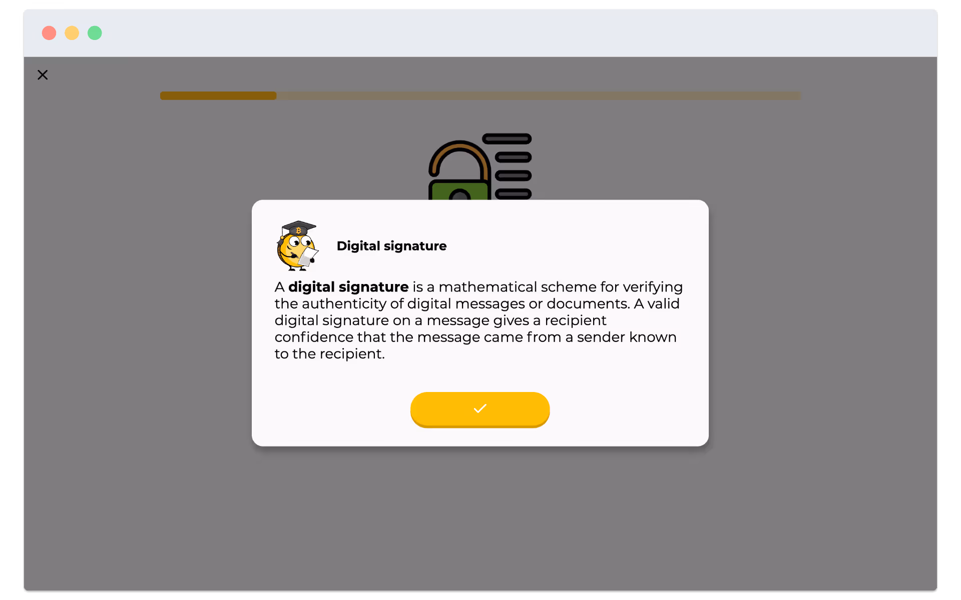 Glossary Popup