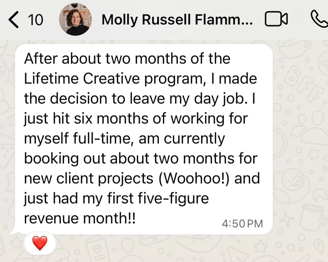 Positive feedback from client - Heather