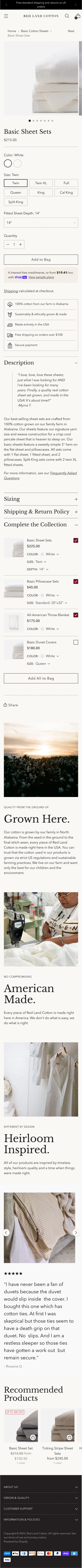 Red land cotton