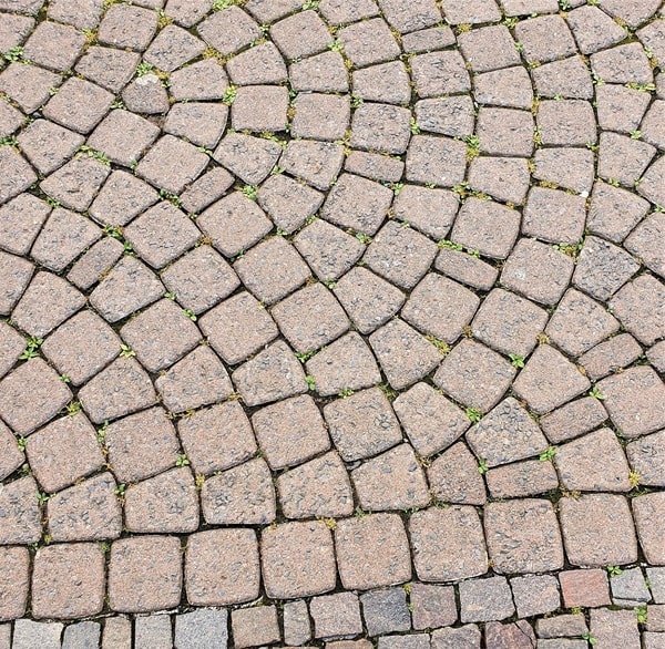 Steinboden für professionelle Pflasterreinigung