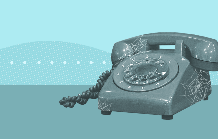 An old land line not being used by millennials