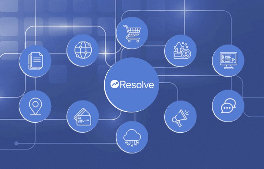 Visual showcasing Resolve Debt as an omnichannel debt collection platform, compliant to new debt collection rules