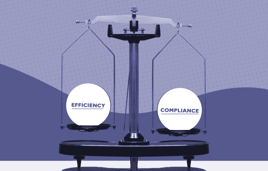 A scale wieighting efficency vs compliance on debt collection