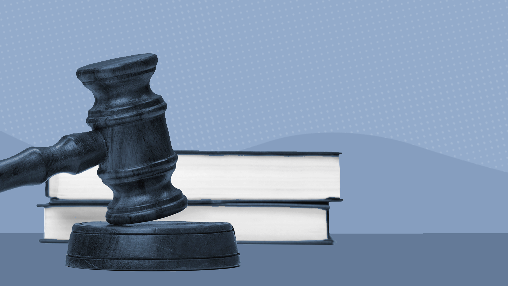 A gavel and a stack of debt collectio FDCA legal books