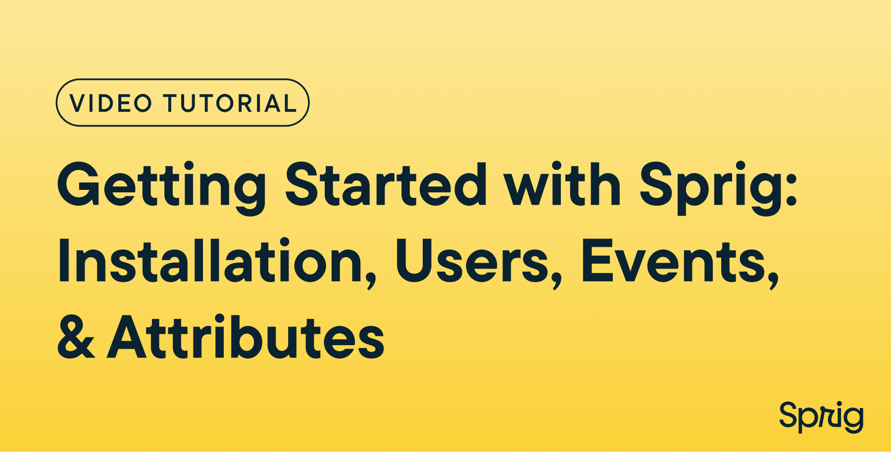 Getting Started with Sprig: Installation, Users, Events, & Attributes