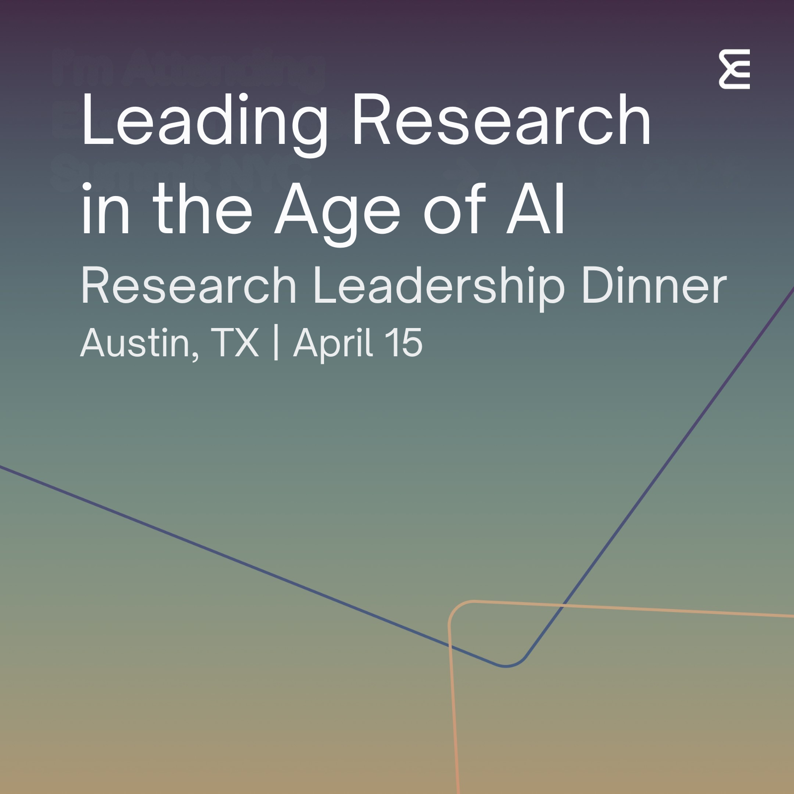 Austin UX Research Leadership Dinner 