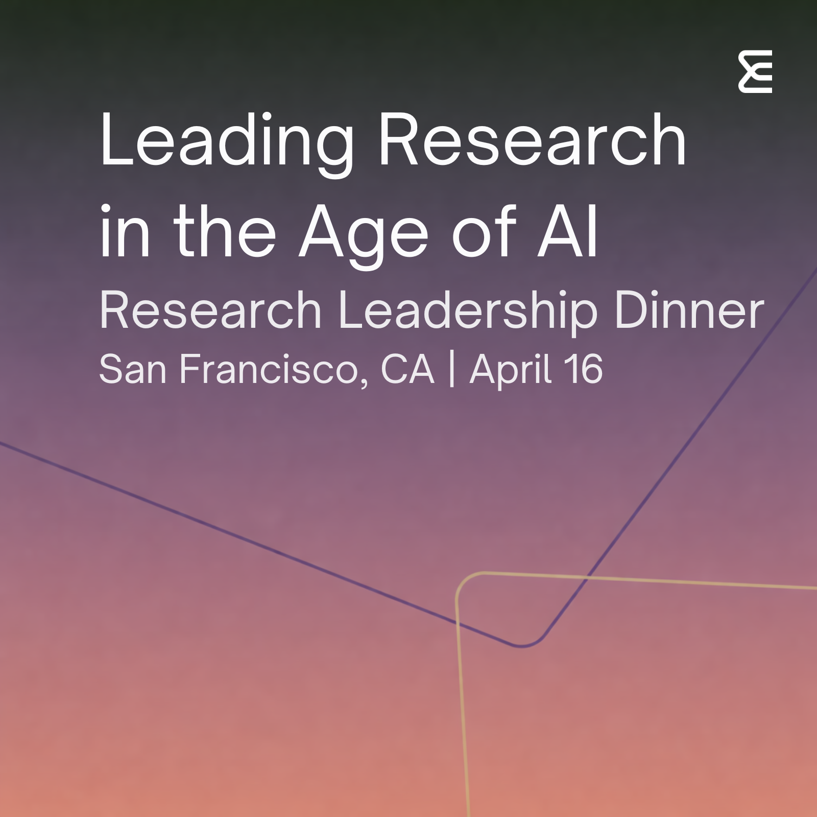 SF UX Research Leadership Dinner