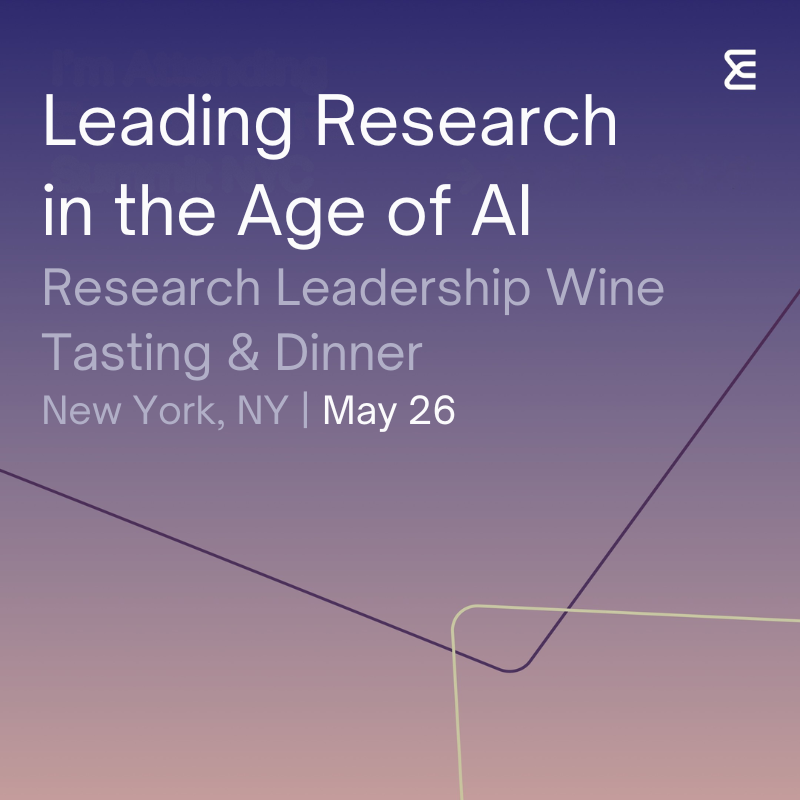 An Executive Dinner & Wine Tasting for UXR Leadership