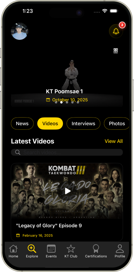 Kombat iOS app