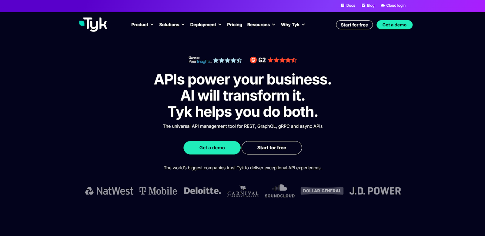 Tyk — Lightweight API Gateway with Built-in Aggregation Capabilities