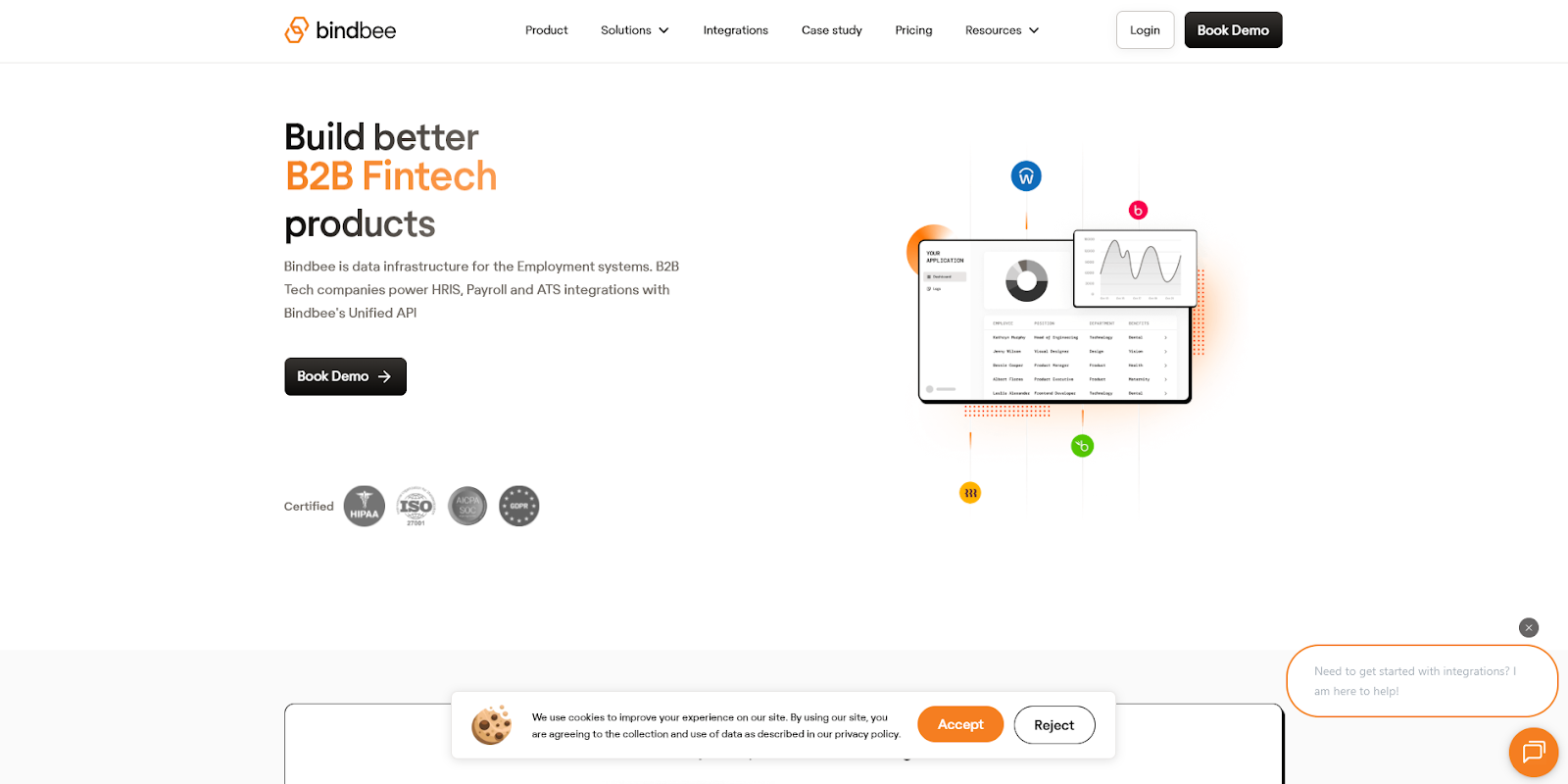 Bindbee — Unified API Layer for HR Tech and Benefits SaaS