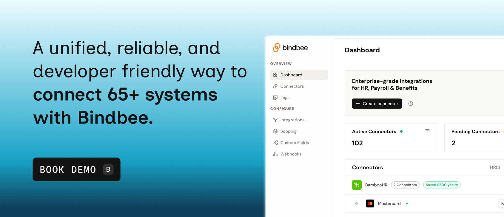 Book a demo with Bindbee