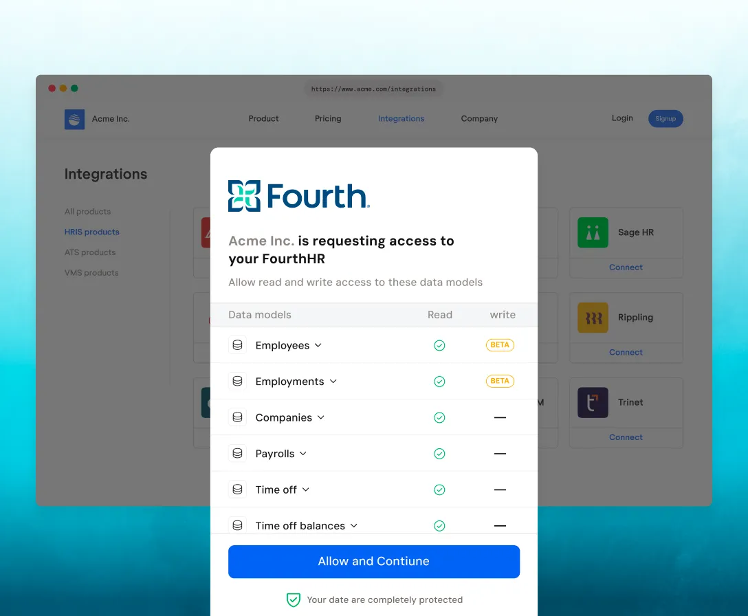 Connecting Fourth to Bindbee via Magic Link