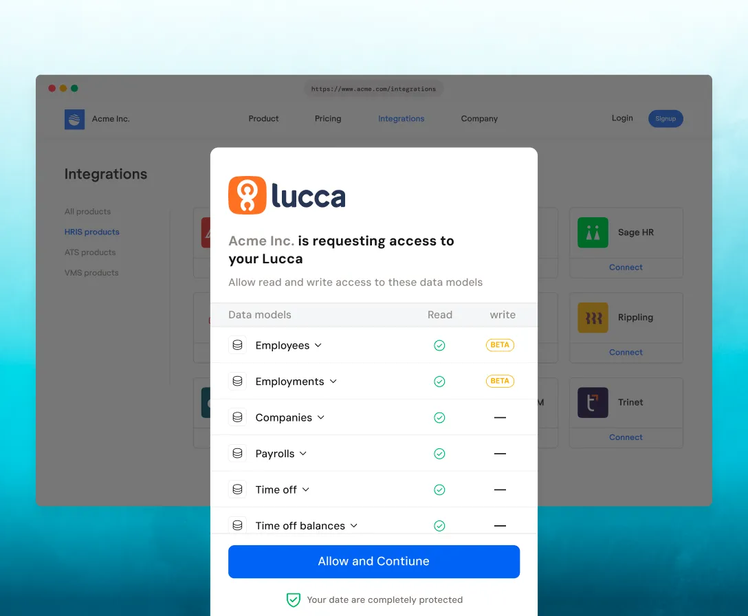 Connecting Lucca to Bindbee via Magic Link
