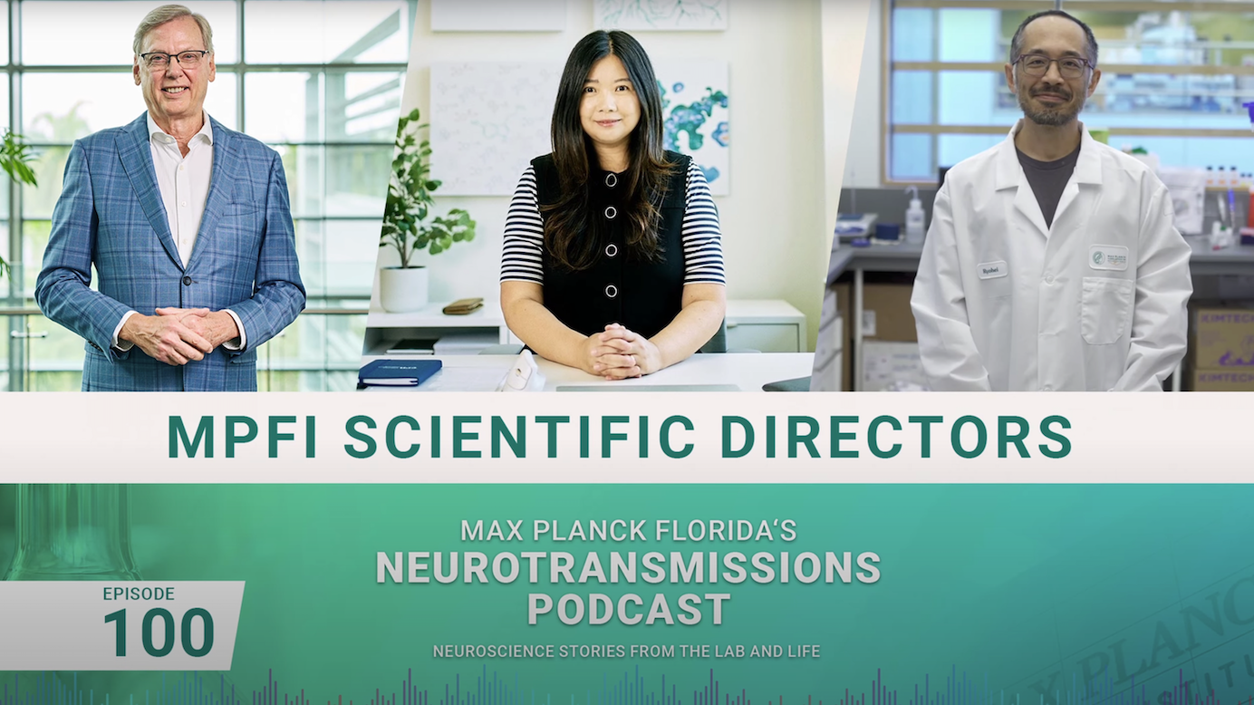 3 MPFI Scientific Directors standing side by side