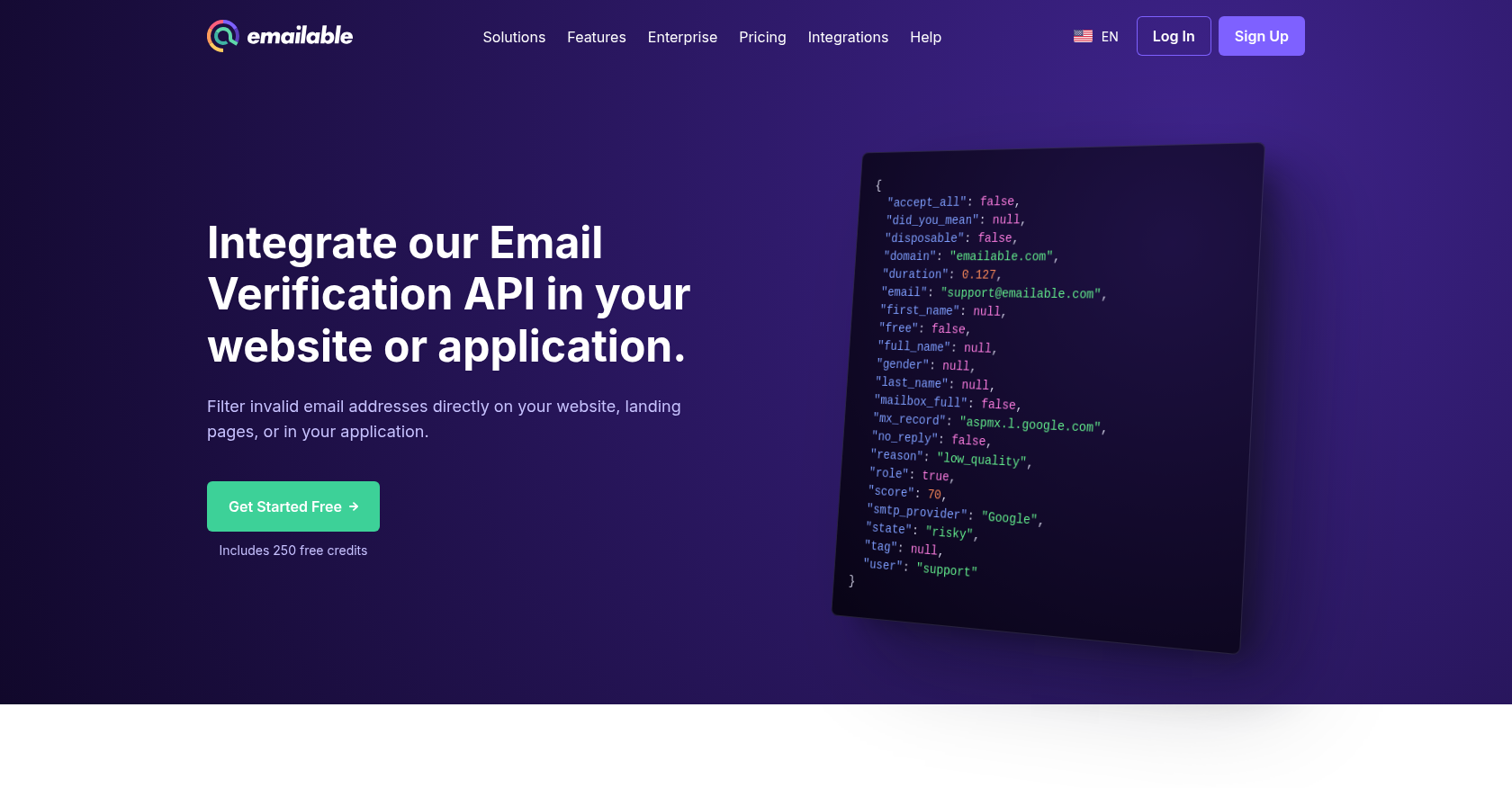 Emailable