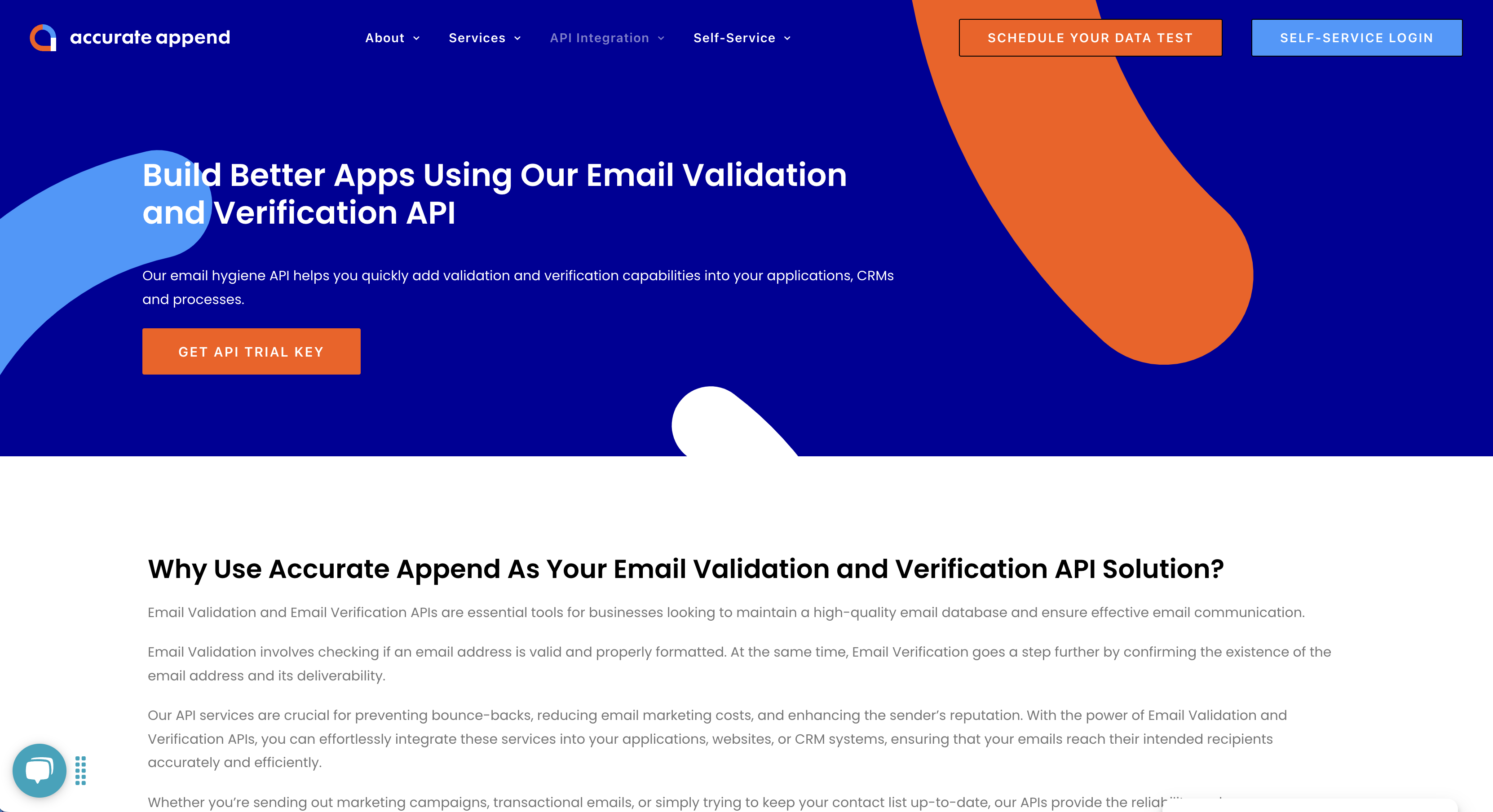Accurate Append Email Validation and Verification API