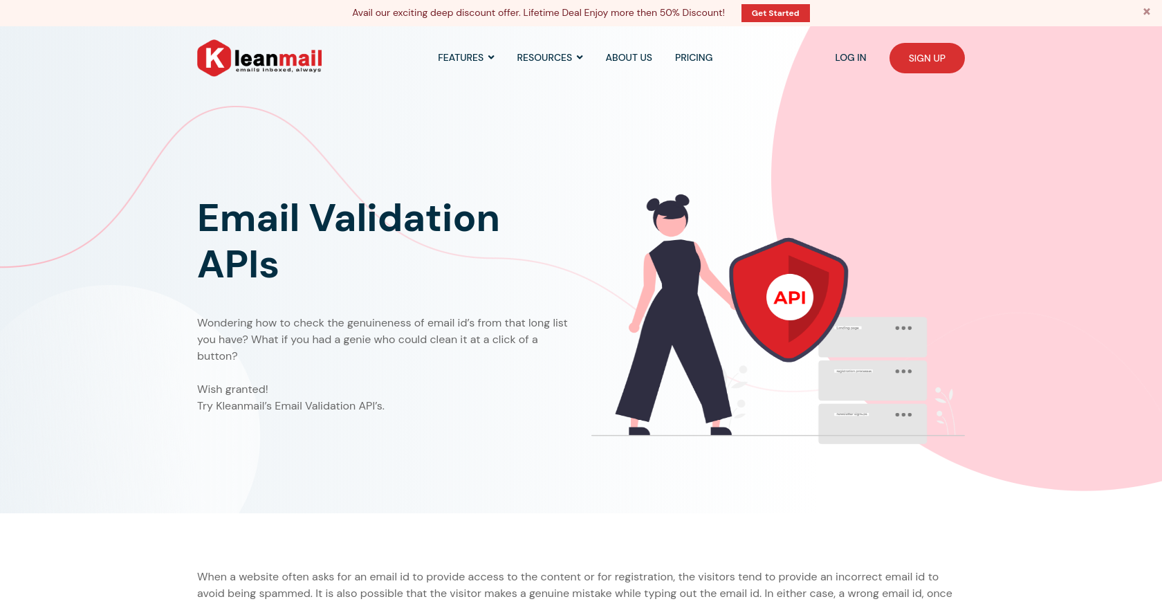 KleanMail Email Validation API