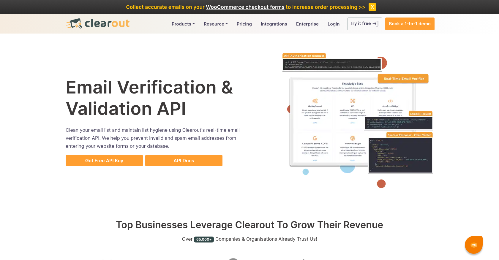 Clearout Email Verification & Validation API