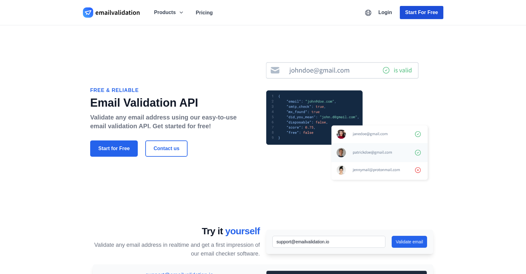 EmailValidation