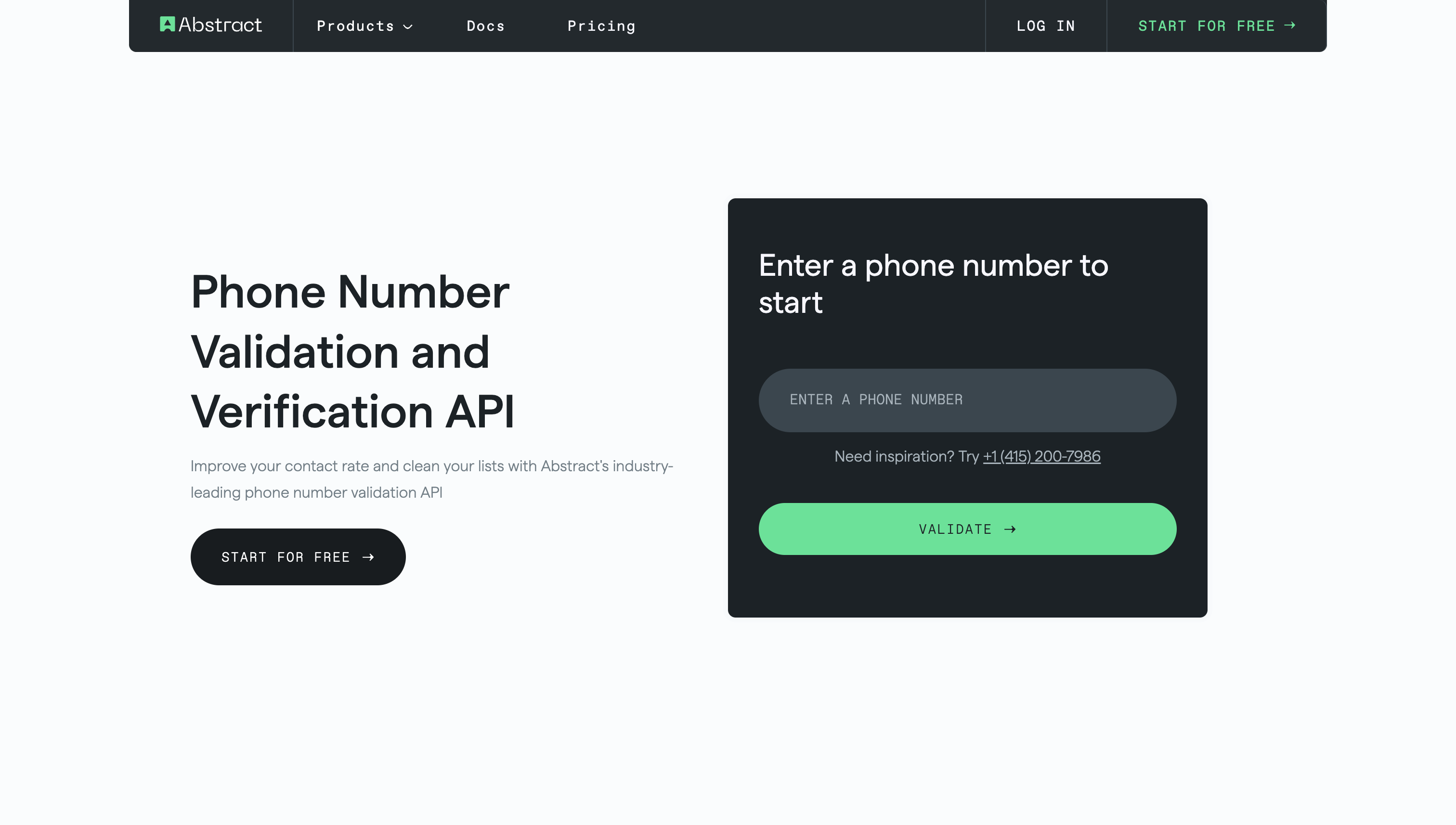 Abstract API
