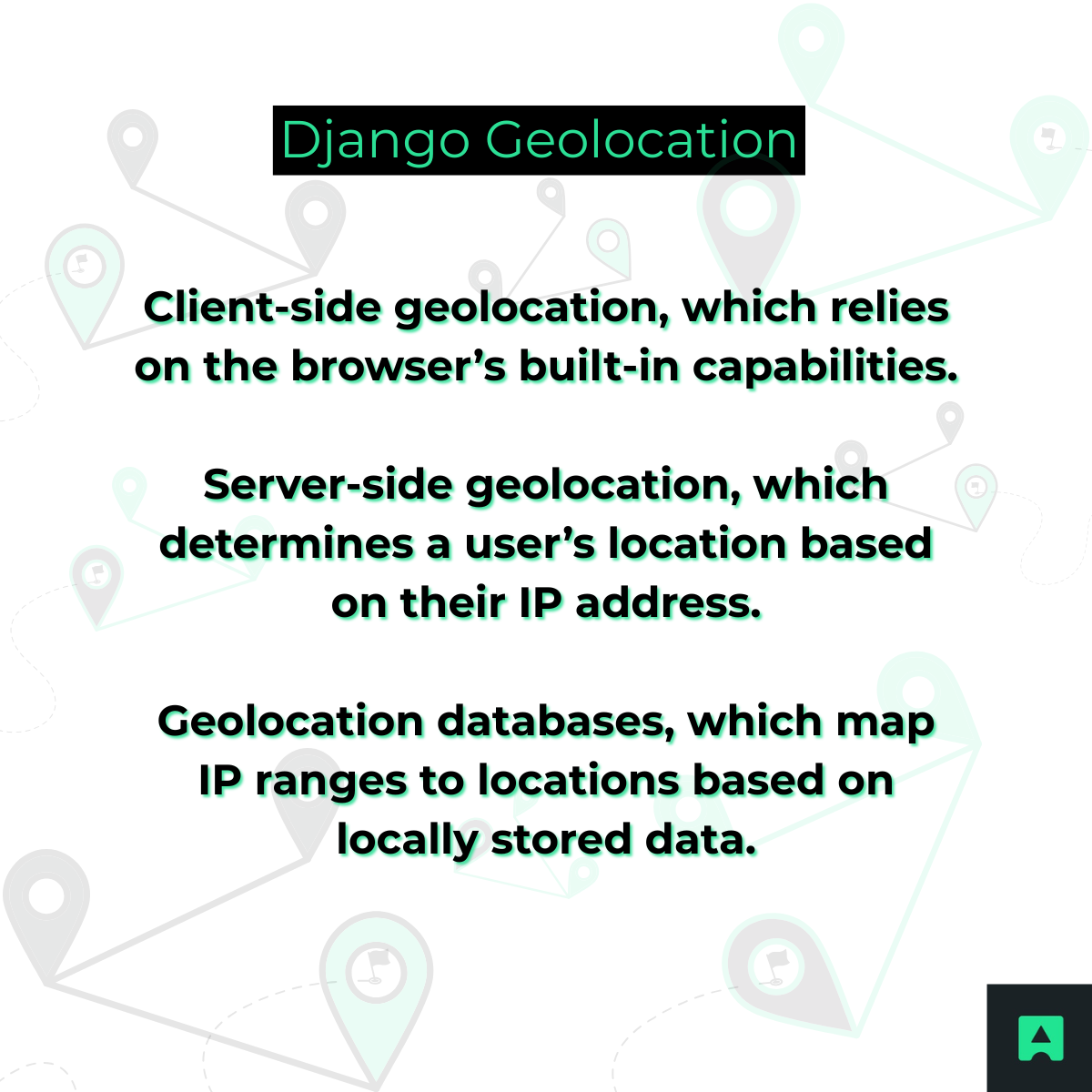 Django geolocation - Abstract API