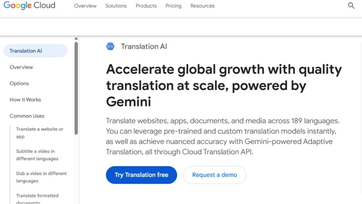 Google Cloud Translate