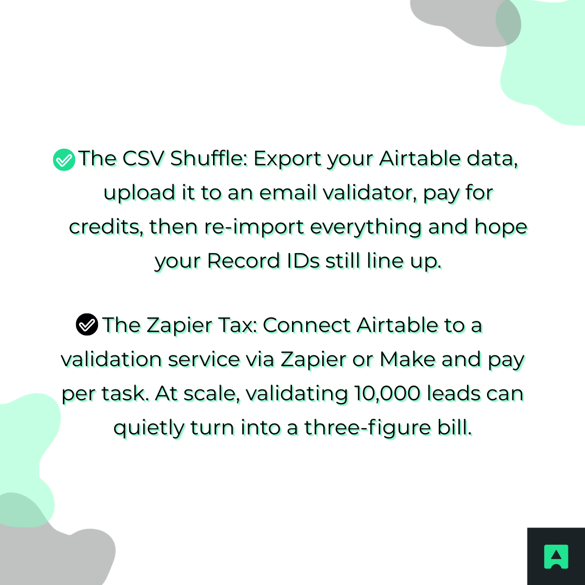 Airtable Email Validation - Abstract API