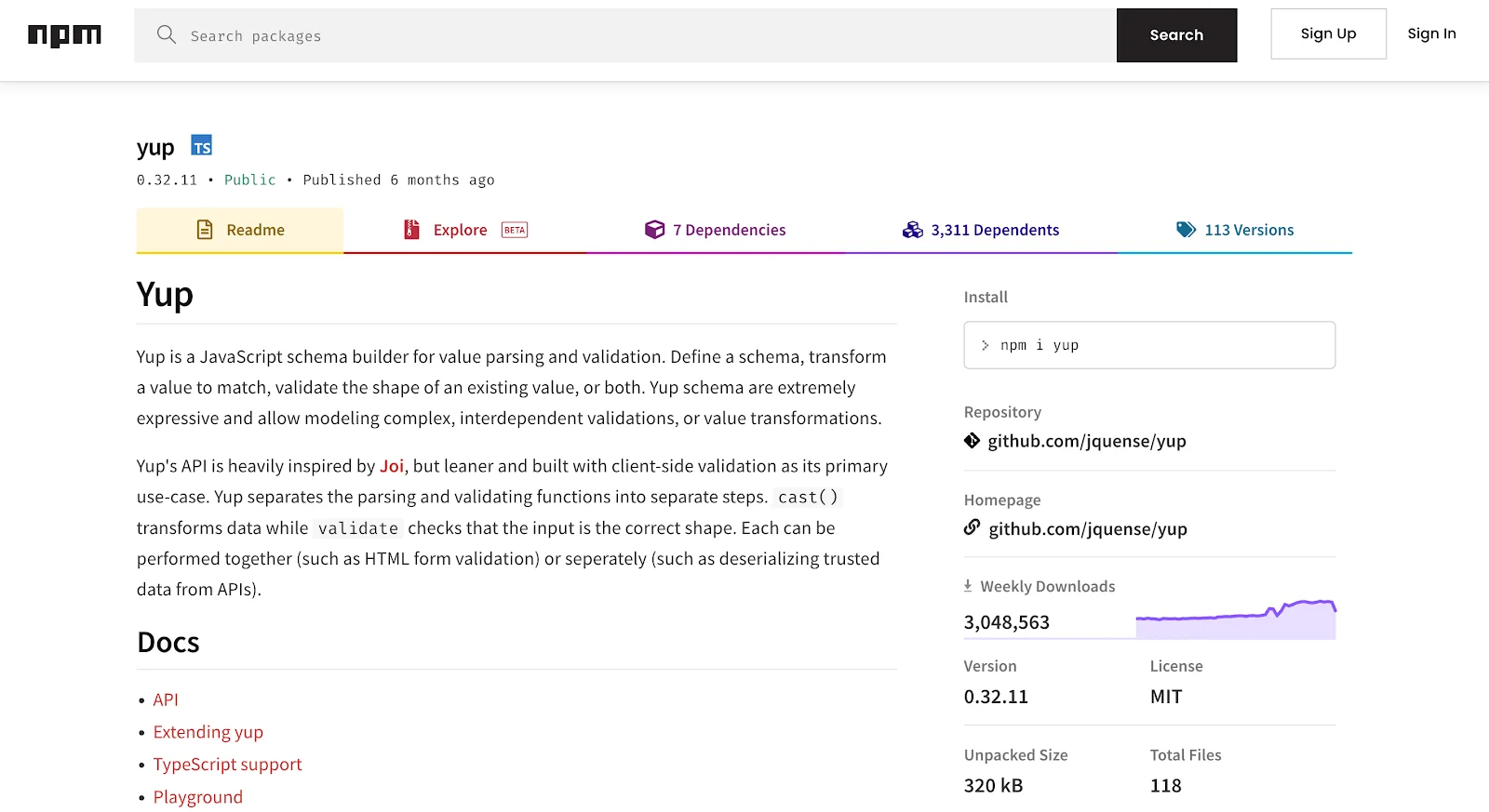 Form validation example — Yup Email Validation: String Schema Code Examples