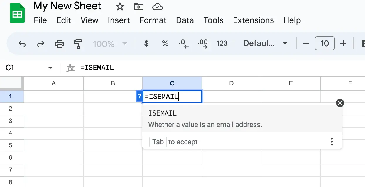 Illustration 6 for Google Sheets Email Validation