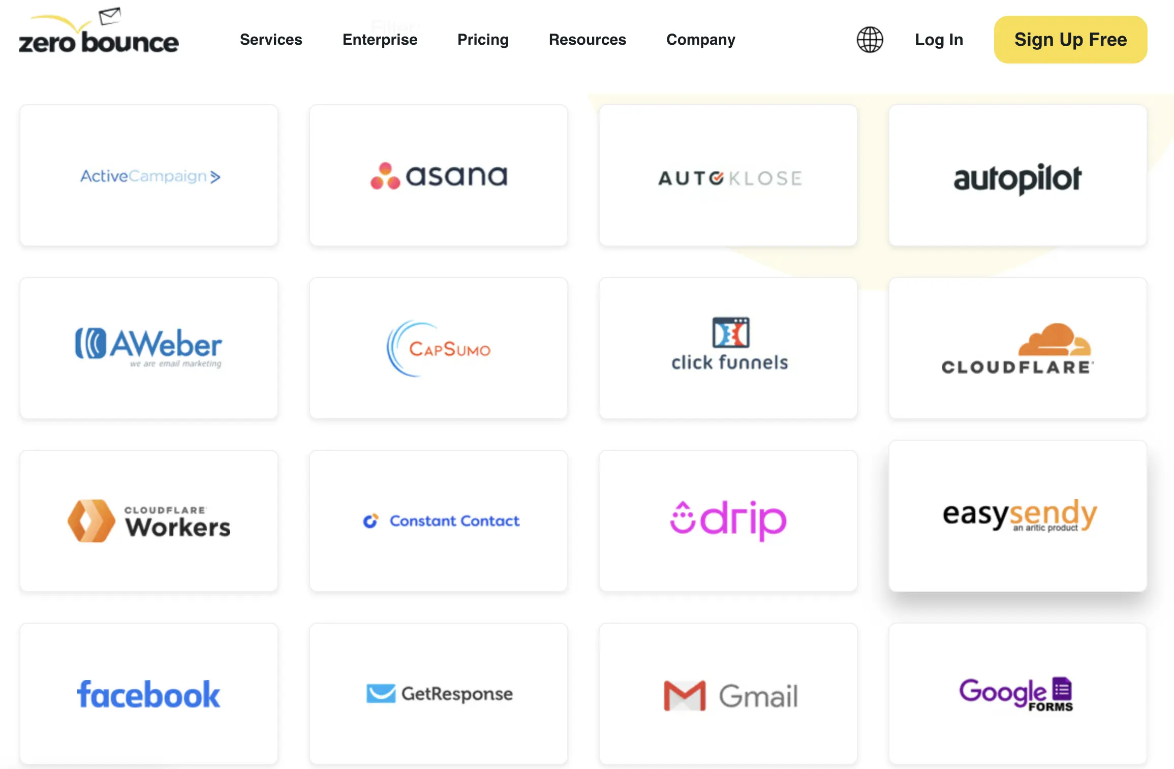 Zerobounce Integrations