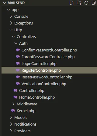 Illustration 17 for How to Validate and Send Email in PHP Laravel Application