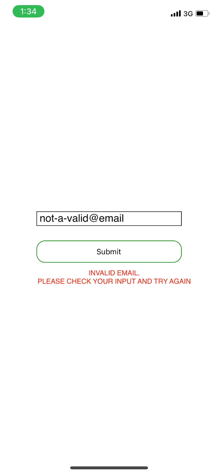 Illustration for React Native Email Validation