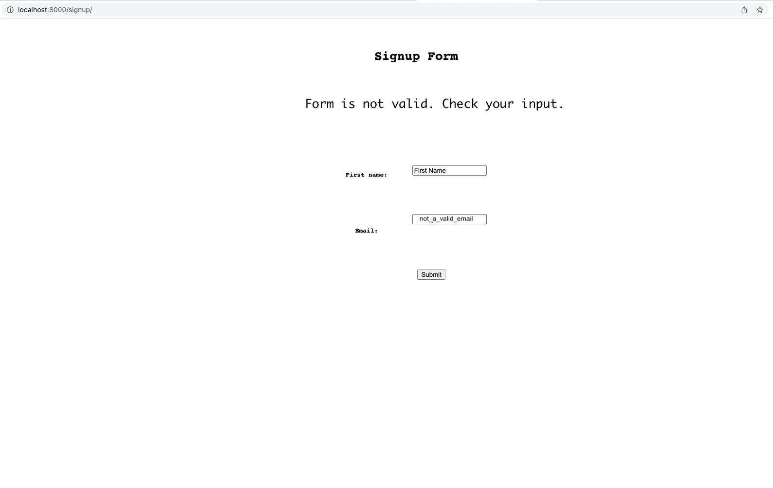Illustration 7 for Django Form Validation