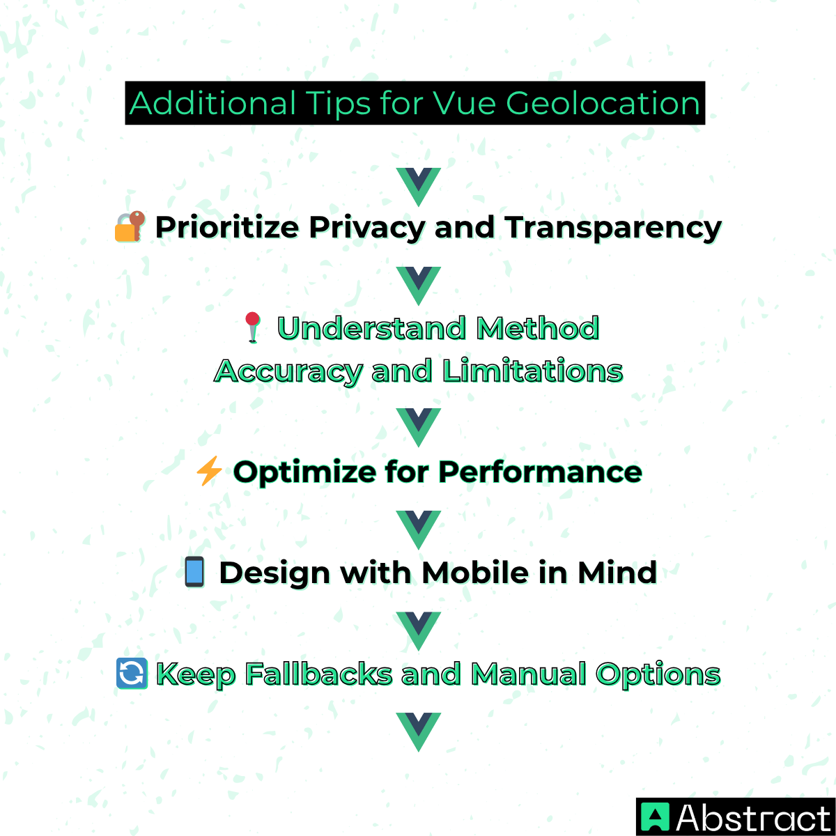 Additional Tips for Vue Geolocation - Abstract API
