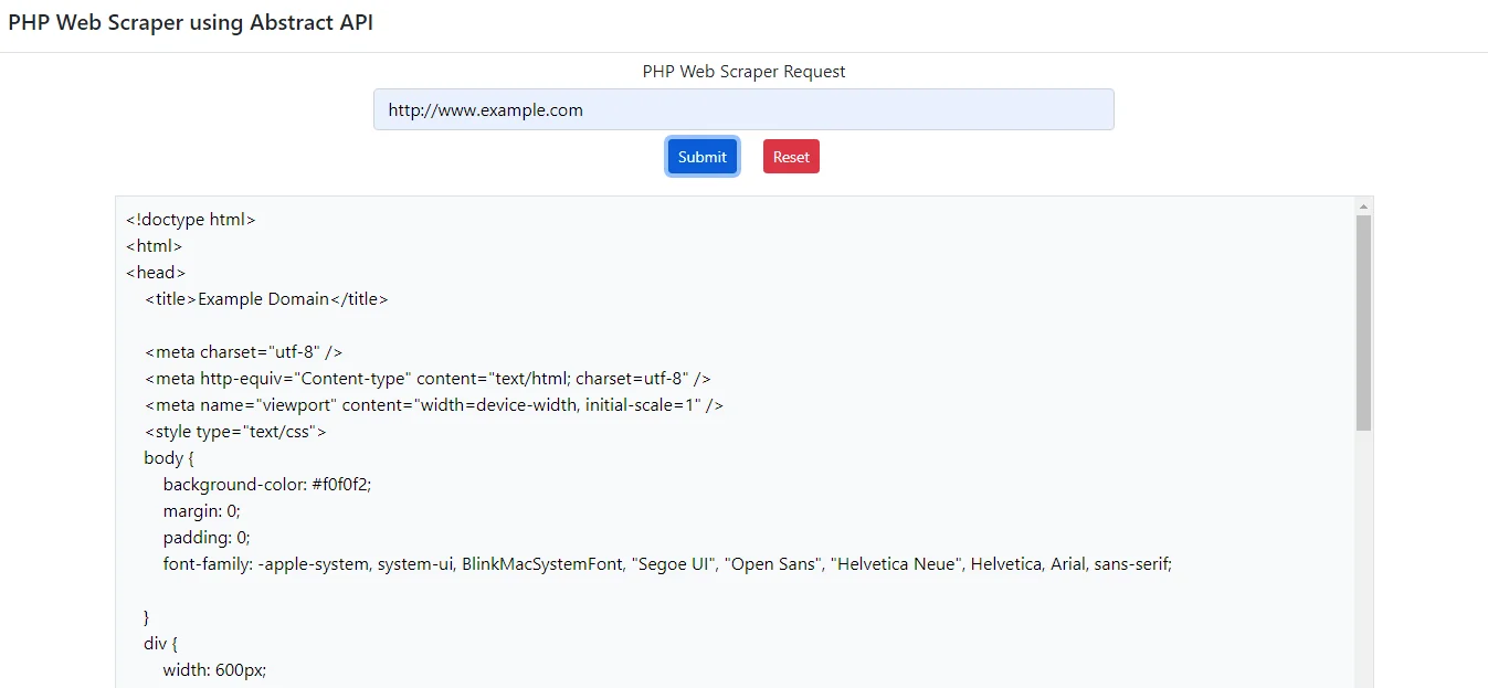 Illustration for Web Scraping PHP