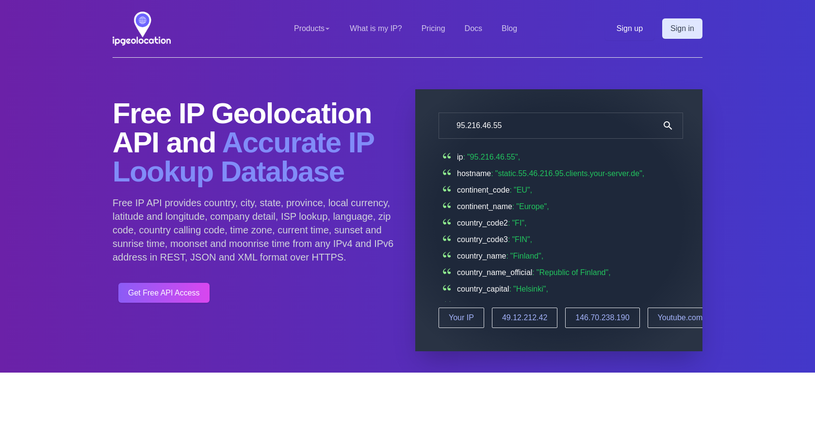 IP Geolocation