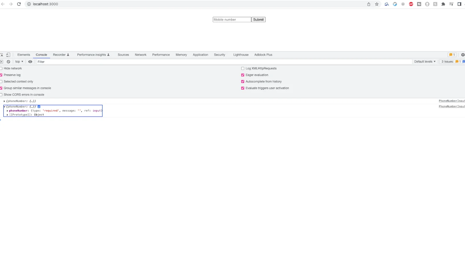 Illustration 6 for React Hook Form Validation