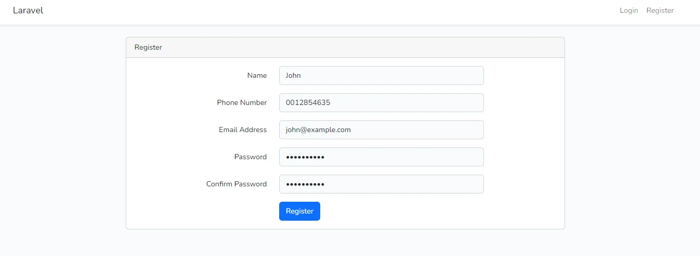 Illustration 12 for How to Check Phone Number Format in PHP Laravel Application